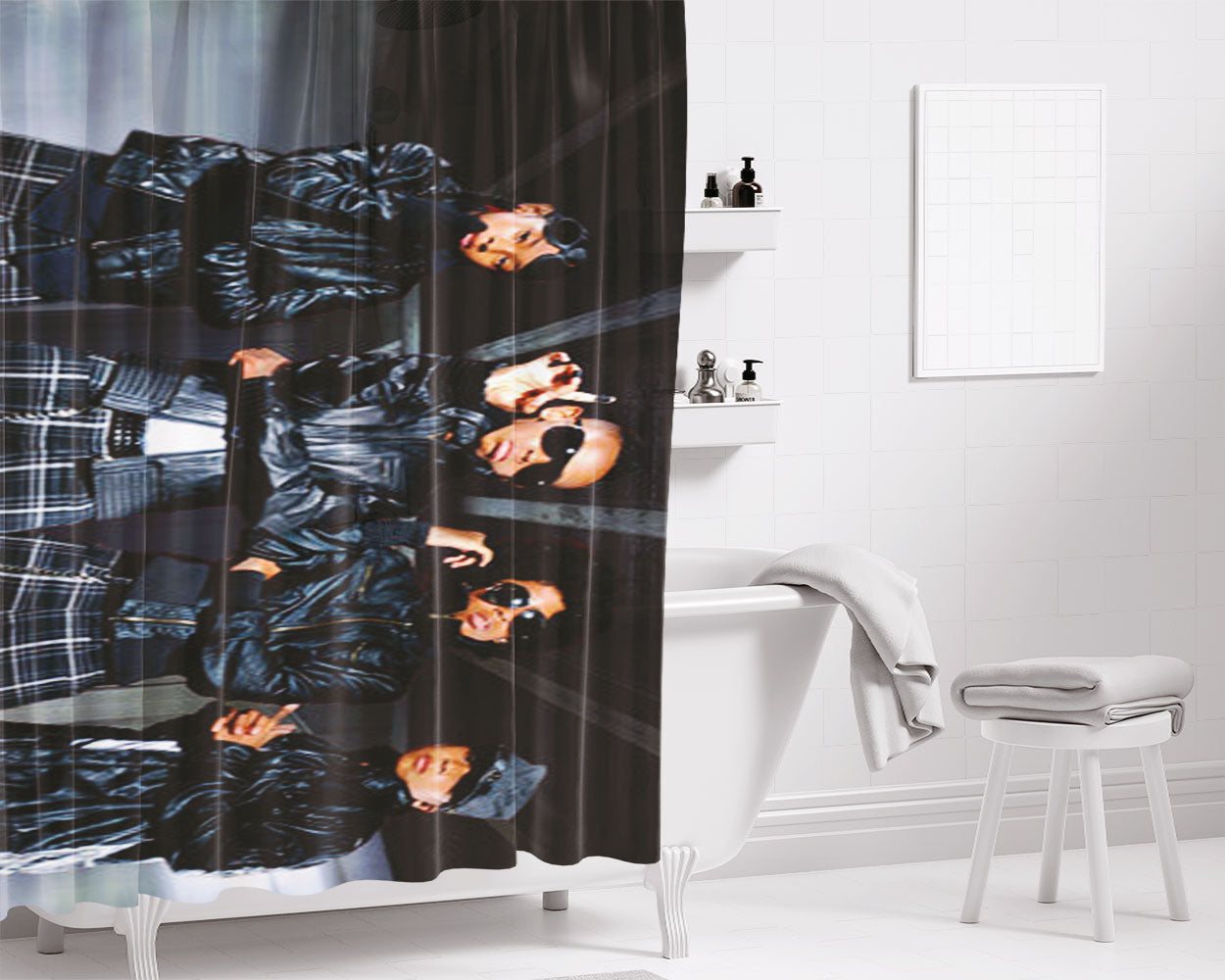 Mindless Behavior Bathroom Shower Curtain Fabric Waterproof | 66 X 72 Inch