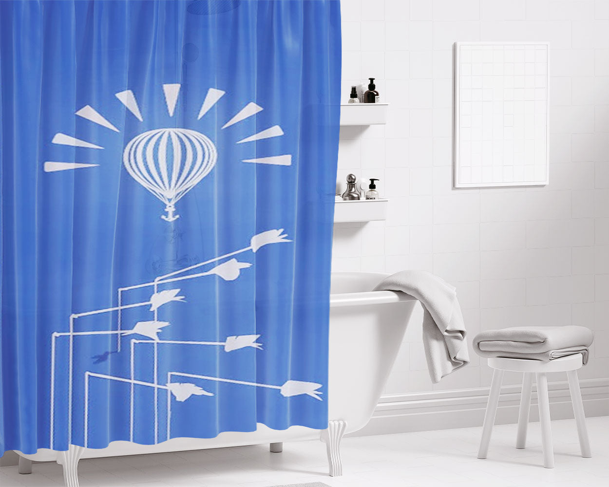 Modest Mouse Bathroom Shower Curtain Fabric Waterproof | 66 X 72 Inch