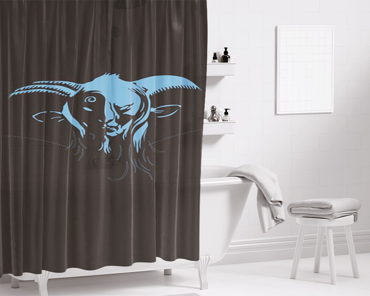 Pans Labyrinth Bathroom Shower Curtain Fabric Waterproof | 66 X 72 Inch