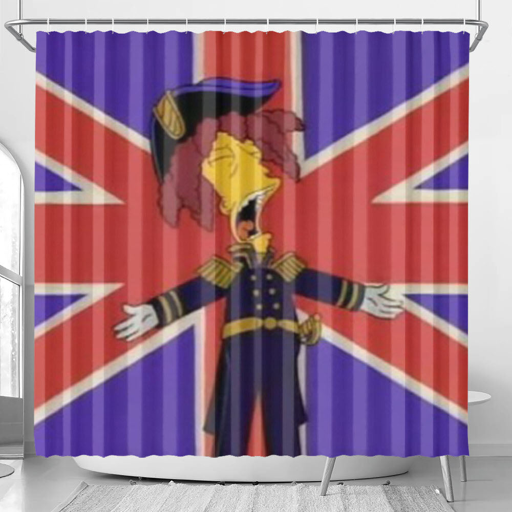 The Simpsons Always Real Bathroom Shower Curtain Fabric Waterproof | 66 X 72 Inch