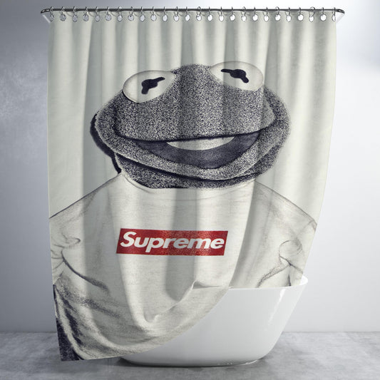 Elmo Supreme Bathroom Shower Curtain Fabric Waterproof | 66 X 72 Inch