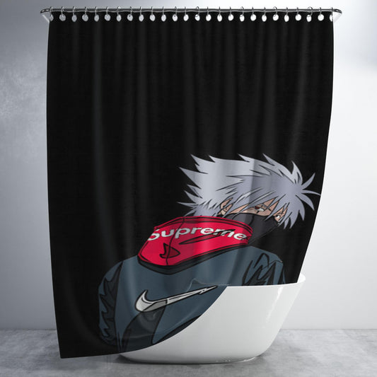 Kakashi Supreme Bathroom Shower Curtain Fabric Waterproof | 66 X 72 Inch
