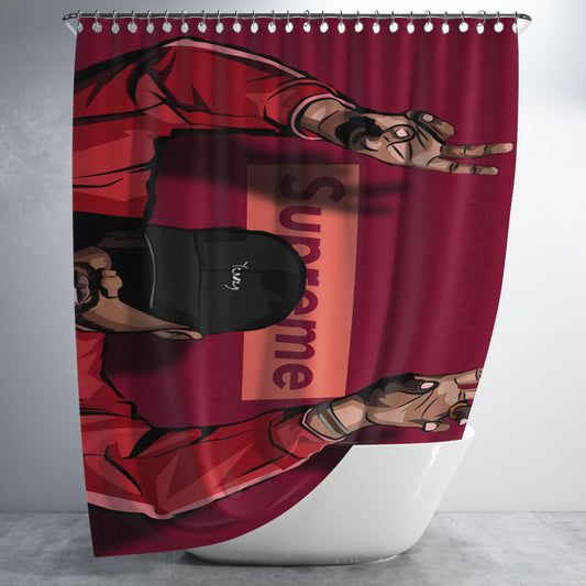 Kanye Yeezy Supreme Bathroom Shower Curtain Fabric Waterproof | 66 X 72 Inch