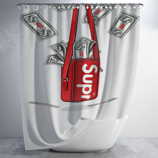 Shoulder Bag Supreme Louis Vuitton Bathroom Shower Curtain Fabric Waterproof | 66 X 72 Inch