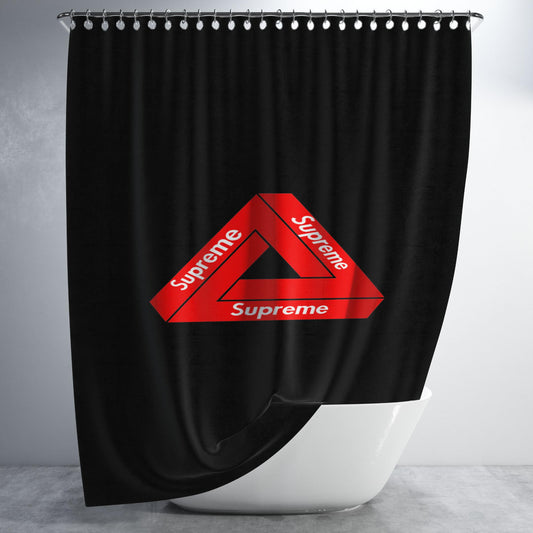 Streetwear Supreme Bathroom Shower Curtain Fabric Waterproof | 66 X 72 Inch