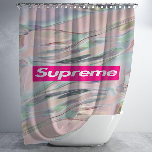 Supreme Aesthetic Bathroom Shower Curtain Fabric Waterproof | 66 X 72 Inch