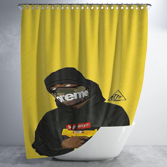 Supreme Best 15 Bathroom Shower Curtain Fabric Waterproof | 66 X 72 Inch