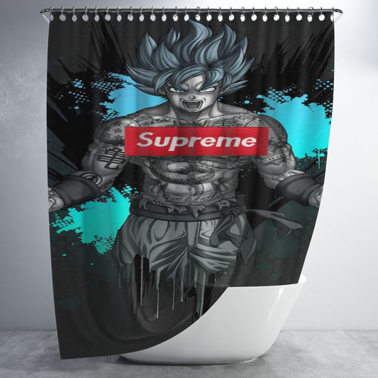 Supreme Gbz Bathroom Shower Curtain Fabric Waterproof | 66 X 72 Inch