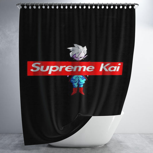 Supreme Kai Birthday Gift Present Bathroom Shower Curtain Fabric Waterproof | 66 X 72 Inch