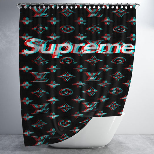 Supreme Lv Bathroom Shower Curtain Fabric Waterproof | 66 X 72 Inch