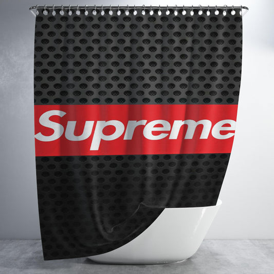 Supreme Nets Bathroom Shower Curtain Fabric Waterproof | 66 X 72 Inch
