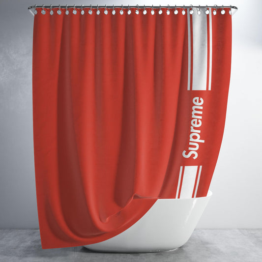 Supreme Originals Bathroom Shower Curtain Fabric Waterproof | 66 X 72 Inch
