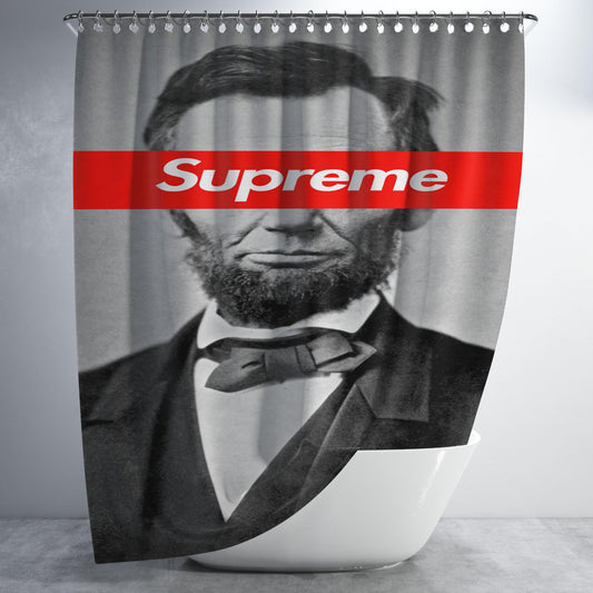 Supreme Samuel Finley Breese Morse Bathroom Shower Curtain Fabric Waterproof | 66 X 72 Inch