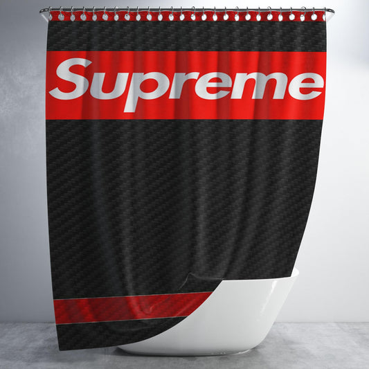 Supreme Texture Bathroom Shower Curtain Fabric Waterproof | 66 X 72 Inch