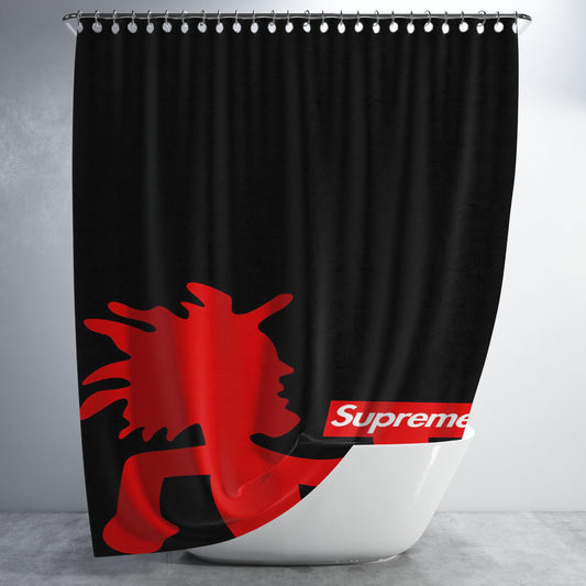 Supreme The Gun Bathroom Shower Curtain Fabric Waterproof | 66 X 72 Inch