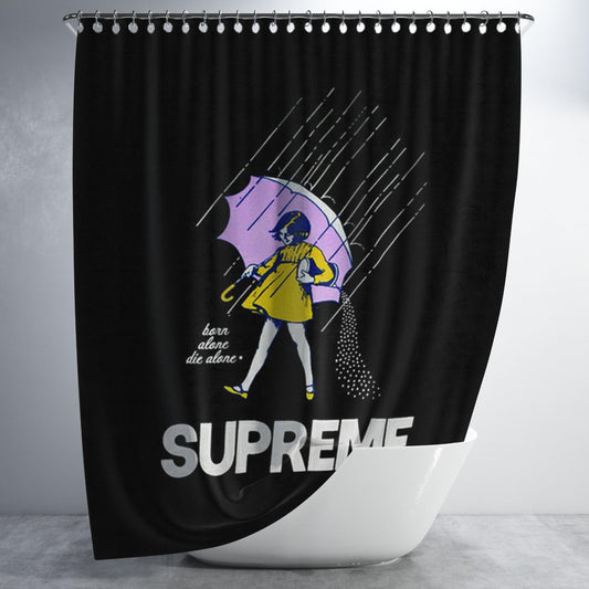 Supreme Umberella Women Bathroom Shower Curtain Fabric Waterproof | 66 X 72 Inch