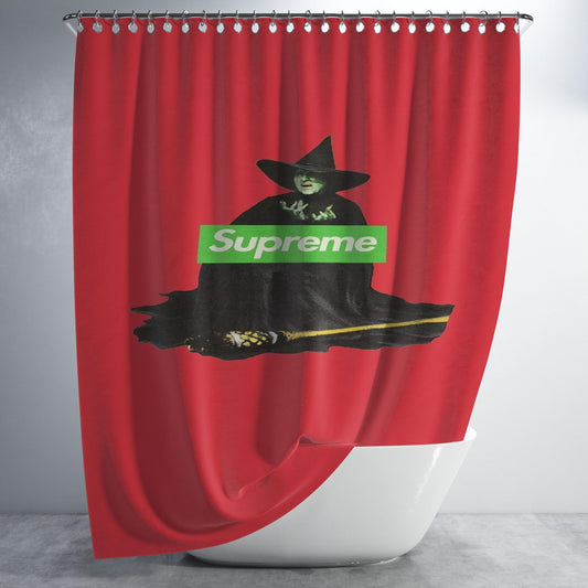 Supreme Witch Bathroom Shower Curtain Fabric Waterproof | 66 X 72 Inch