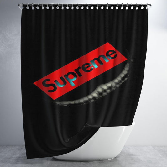 Supreme X Alieanc Cat Bathroom Shower Curtain Fabric Waterproof | 66 X 72 Inch