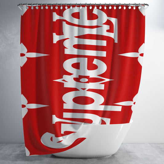 Supreme X Lv Bathroom Shower Curtain Fabric Waterproof | 66 X 72 Inch