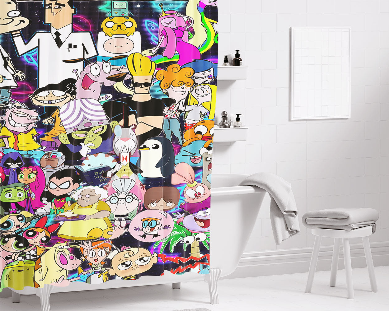 Vintage Cn Bathroom Shower Curtain Fabric Waterproof | 66 X 72 Inch