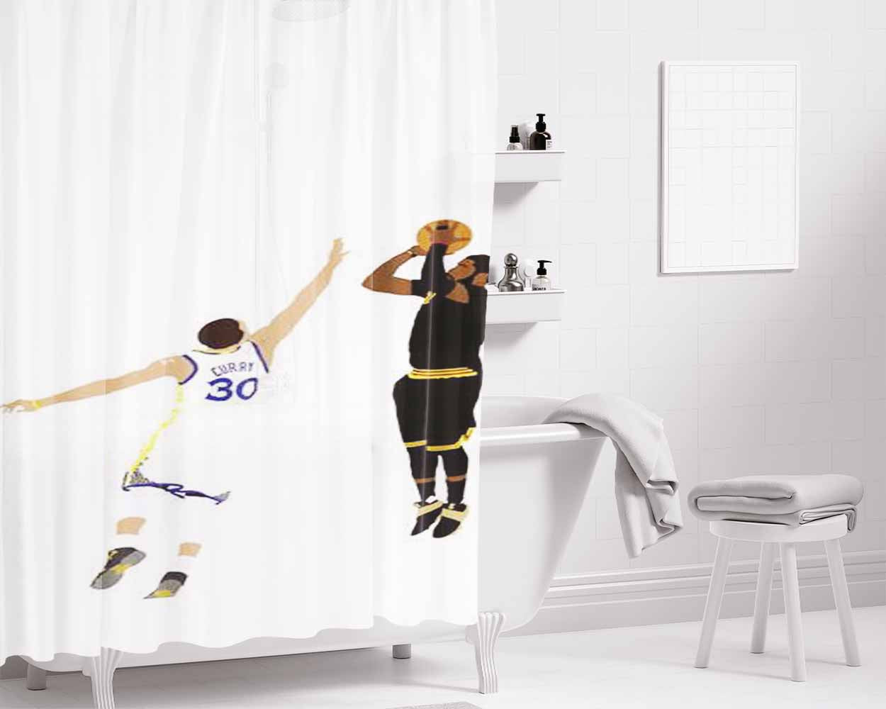 Supreme Louis Vuitton Bathroom Shower Curtain Fabric Waterproof | 66 X 72 Inch