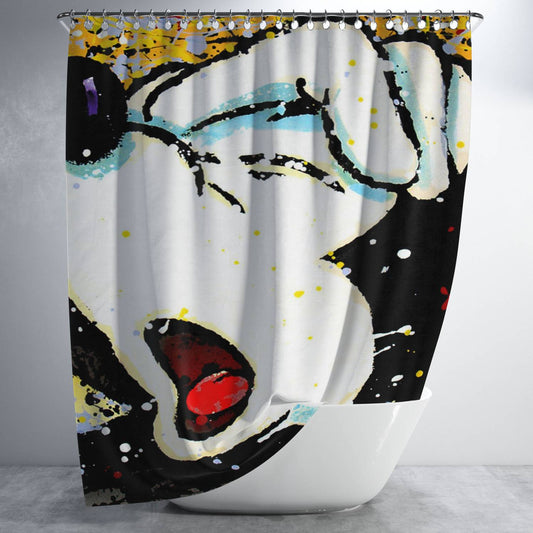 Personalized Oh No Disney Mickey Shower Curtain Farmhouse Bathroom Decor