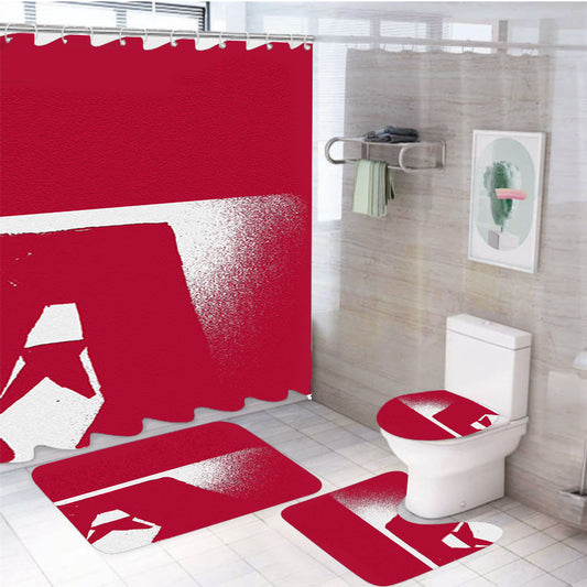 Arizona 4Pcs Bathroom Set Shower Curtain