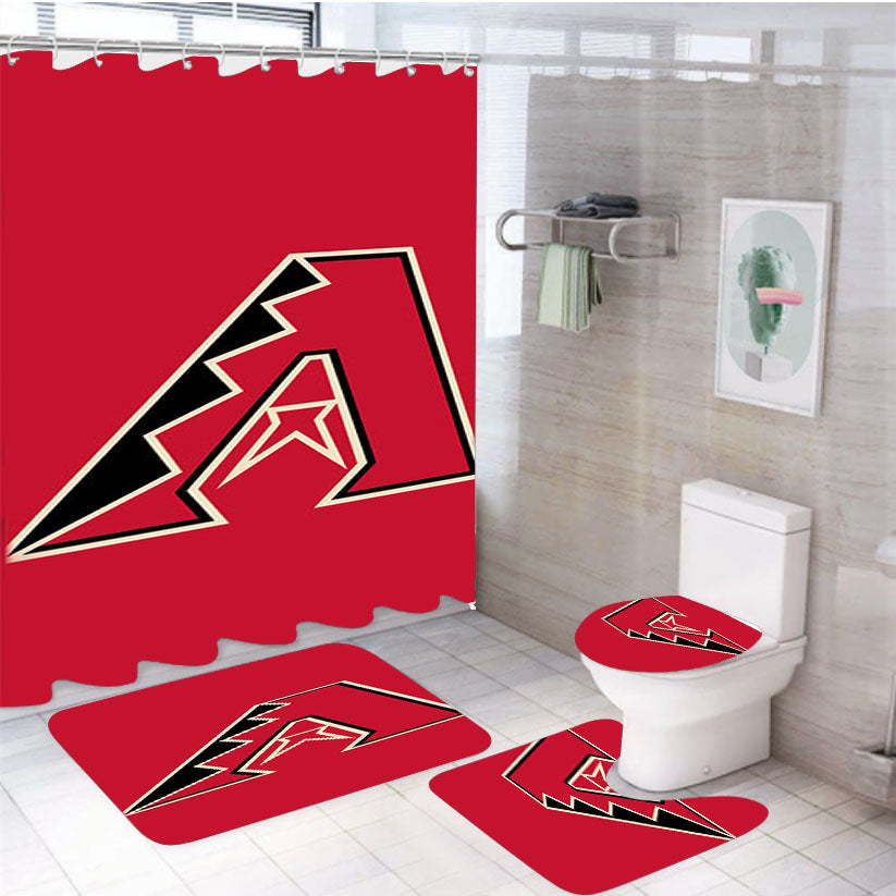 Arizona Diamond Back 4Pcs Bathroom Set Shower Curtain