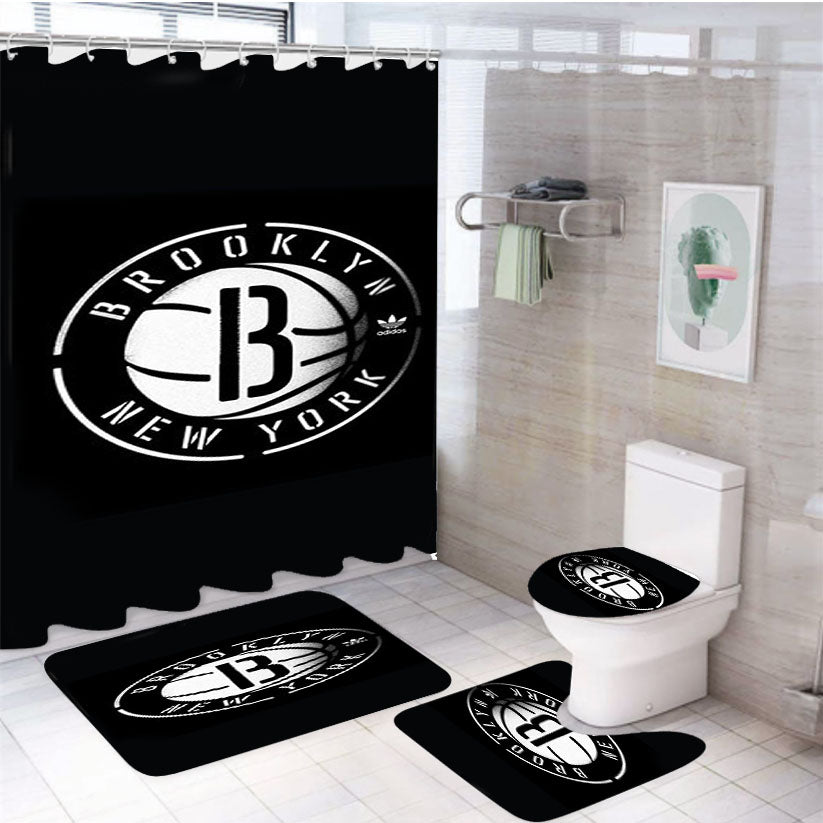 Brooklyn New York 4Pcs Bathroom Set Shower Curtain