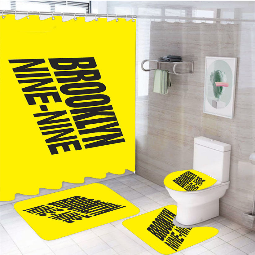 Brooklyn Nine Nine 4Pcs Bathroom Set Shower Curtain