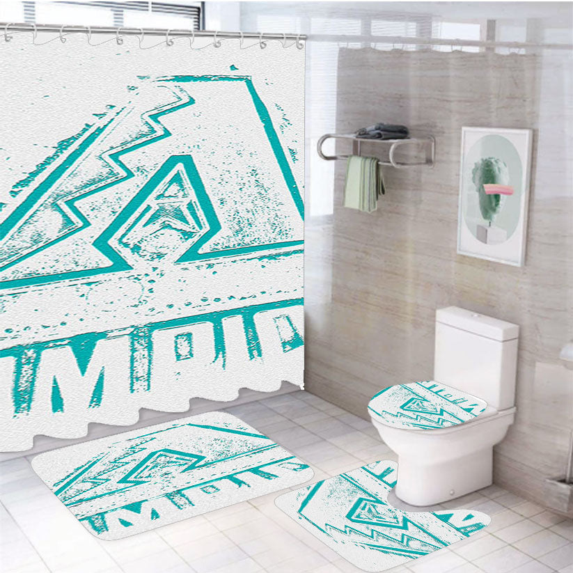Champion Arizona 4Pcs Bathroom Set Shower Curtain