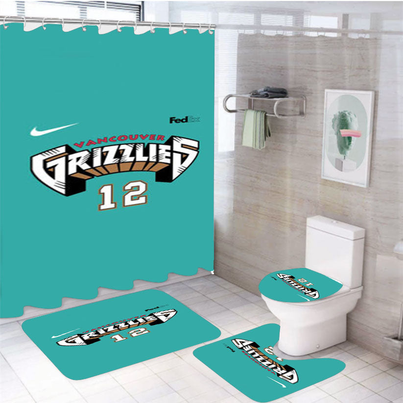 Ja Morant Vancouver 4Pcs Bathroom Set Shower Curtain