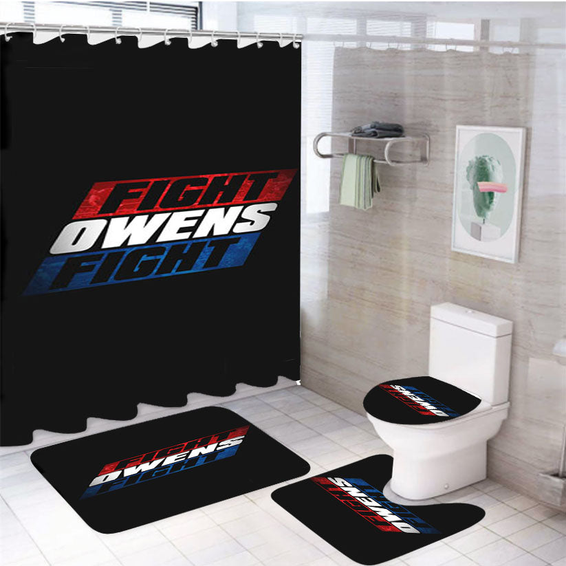 Kevin Owens Fight 4Pcs Bathroom Set Shower Curtain