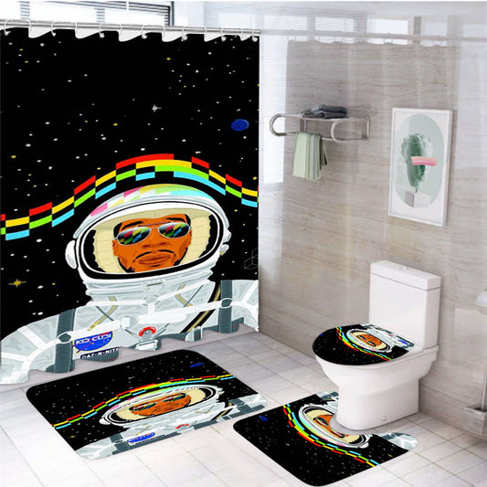 Kid Cudi 4Pcs Bathroom Set Shower Curtain