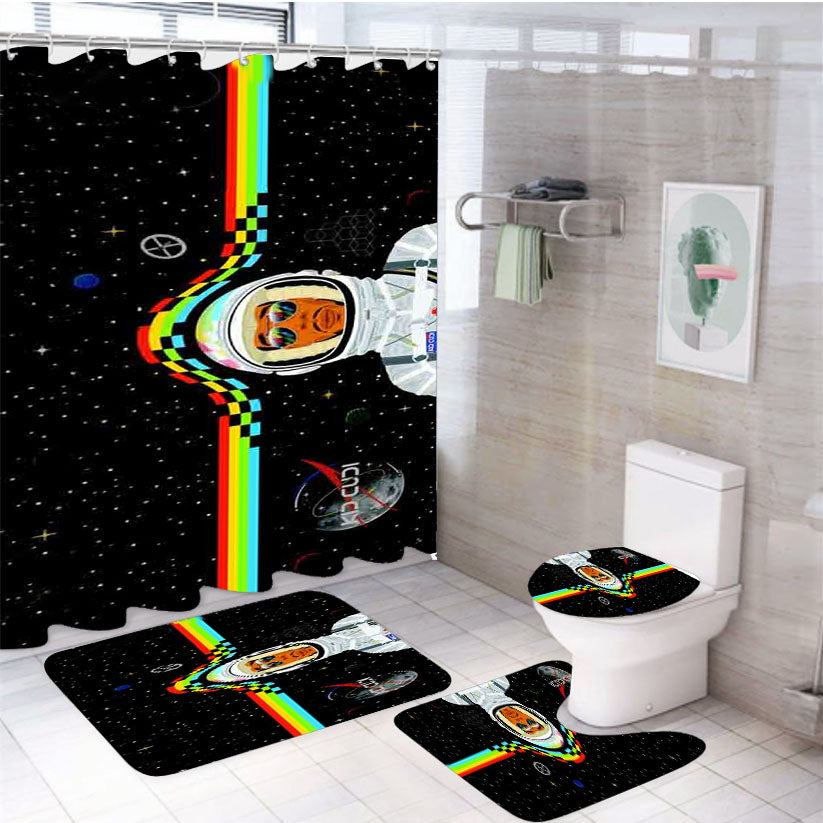 Kid Cudi Cover 4Pcs Bathroom Set Shower Curtain