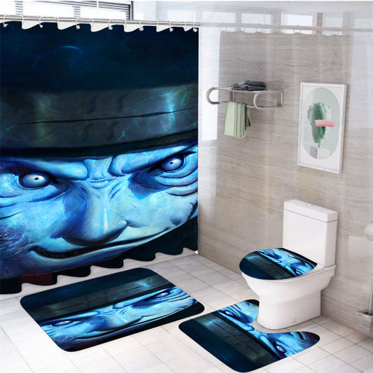 Kisame Naruto 4Pcs Bathroom Set Shower Curtain