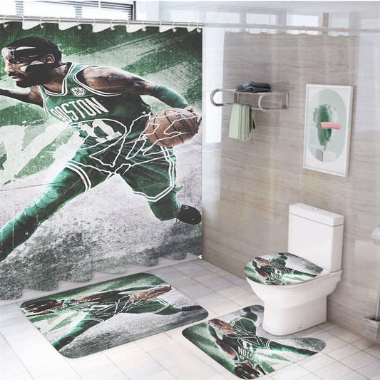 Kyrie Irving Boston Be Long To Me 4Pcs Bathroom Set Shower Curtain