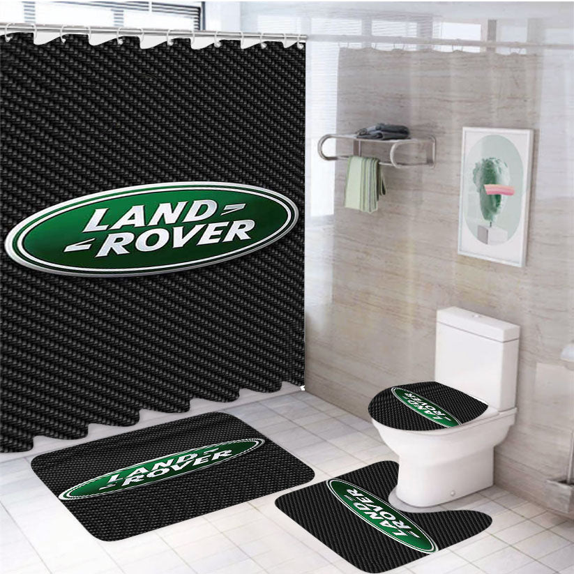 Land Rover Icon 4Pcs Bathroom Set Shower Curtain