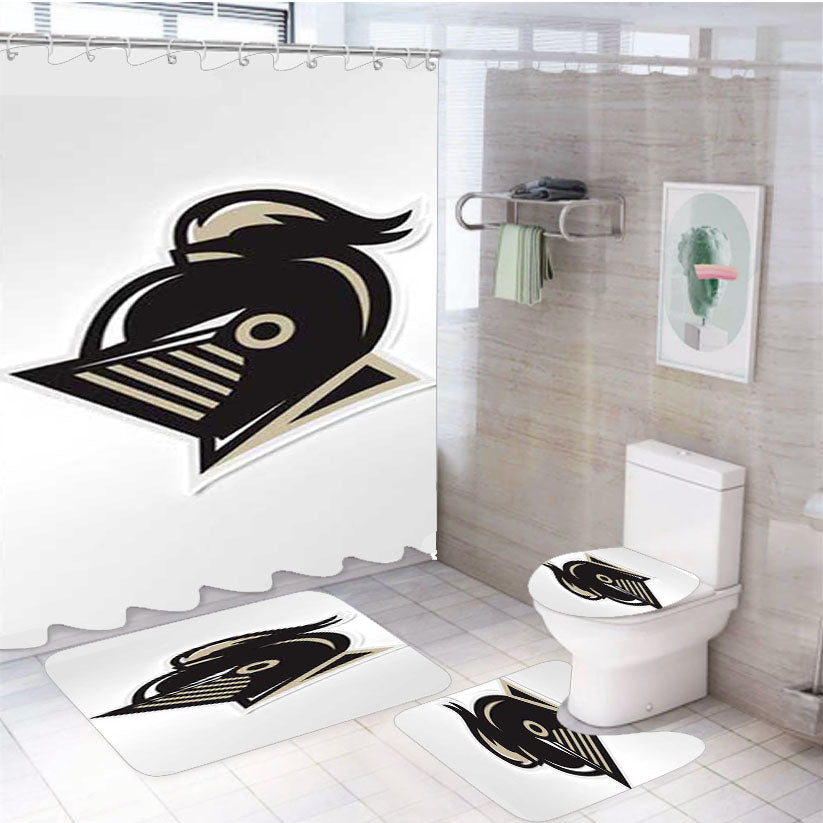 Las Vegas Black Knights Logo Helmet 4Pcs Bathroom Set Shower Curtain