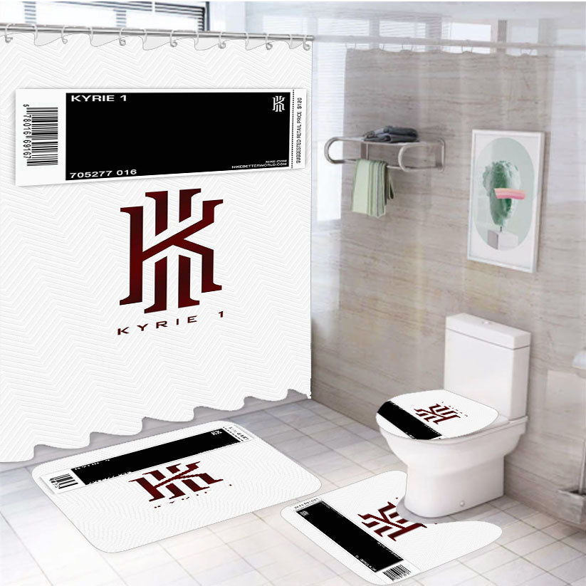 Marca De Kyrie Irving 4Pcs Bathroom Set Shower Curtain
