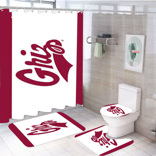 Montana Griz 4Pcs Bathroom Set Shower Curtain