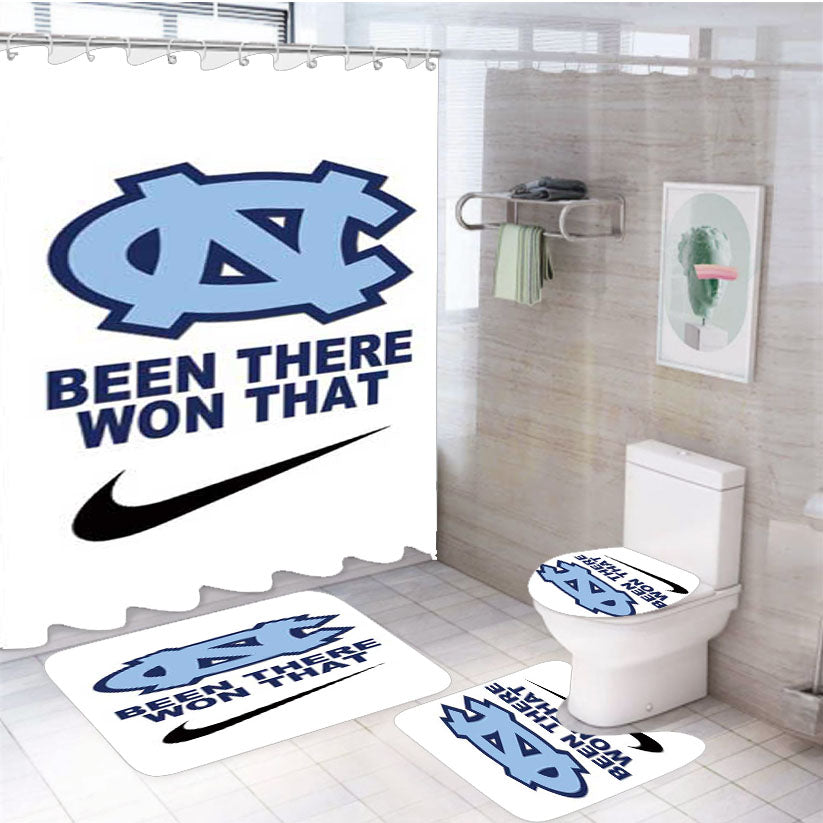 Nc Tar Heels Won That 4Pcs Bathroom Set Shower Curtain