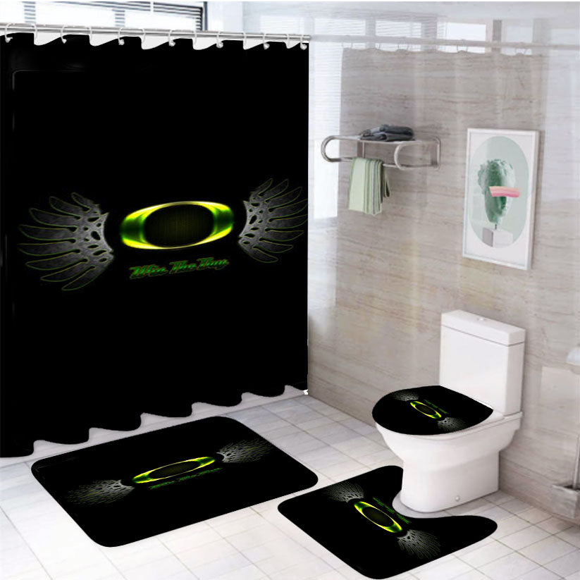 Oregon Ducks Wings 4Pcs Bathroom Set Shower Curtain
