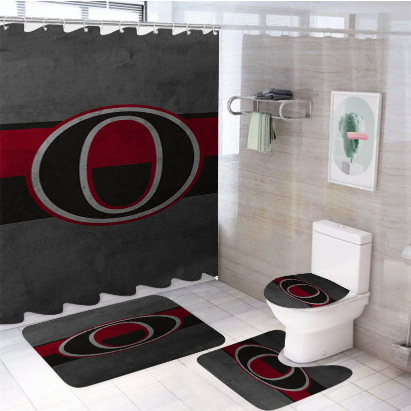 Ottawa Predators Icon 4Pcs Bathroom Set Shower Curtain
