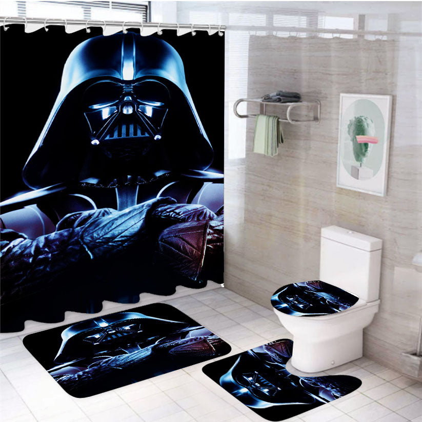 Star Wars Darth Vader Dark 4Pcs Bathroom Set Shower Curtain