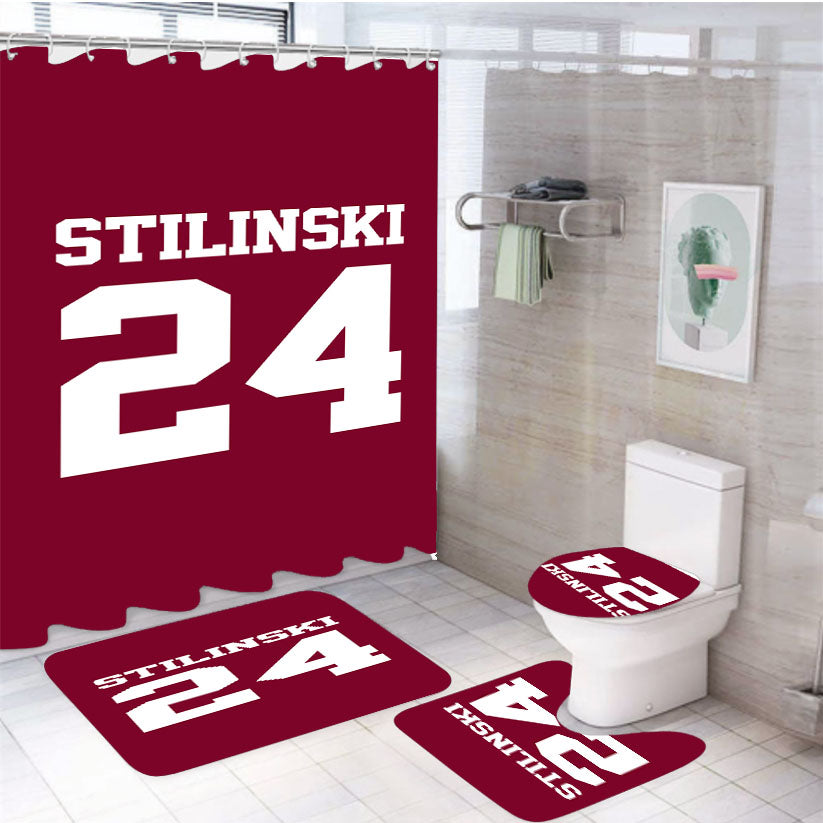 Stiles Stilinski 4Pcs Bathroom Set Shower Curtain