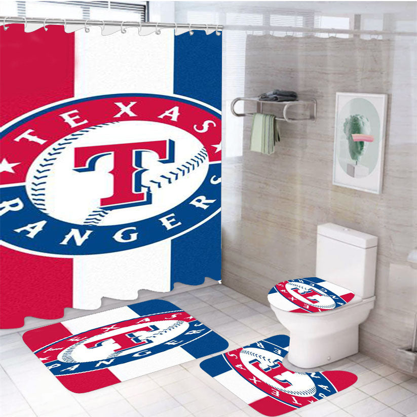 Texas A&M 4Pcs Bathroom Set Shower Curtain