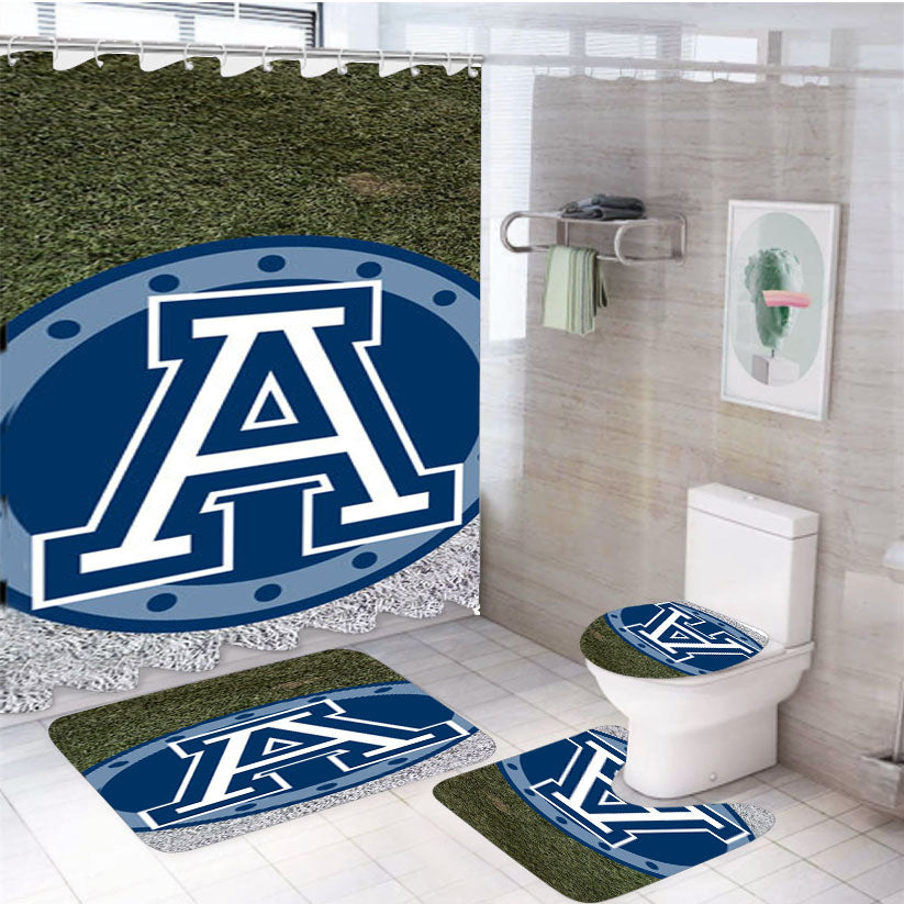 Toronto Argonauts Logo In Field 4Pcs Bathroom Set Shower Curtain