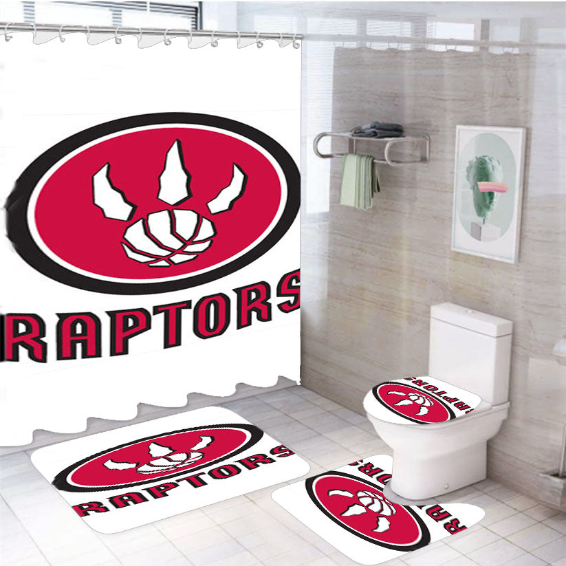 Toronto Logo 4Pcs Bathroom Set Shower Curtain