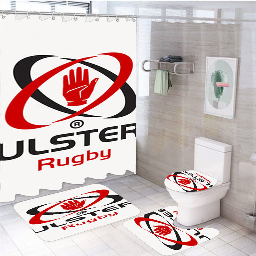 Ulster Rugby Logo 4Pcs Bathroom Set Shower Curtain